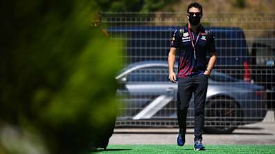 Checo Parks Up And Heads To The Paddock