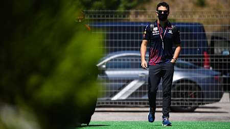 Checo Parks Up And Heads To The Paddock