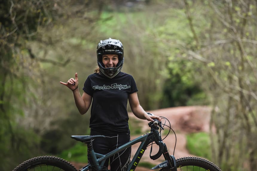 mountain bike rider