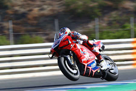 Jack Miller durante el Gran Premio de España en el circuito de Jerez, el 18 de julio de 2020.