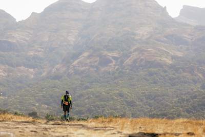 Trail runners participate in Deccan Ultra in the Western Ghats of India.
