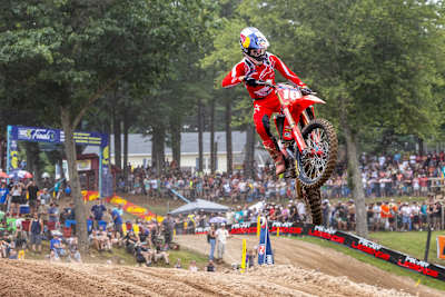 Jett Lawrence at Round 6 of the AMA Motocross Series, The Wick 338 Raceway