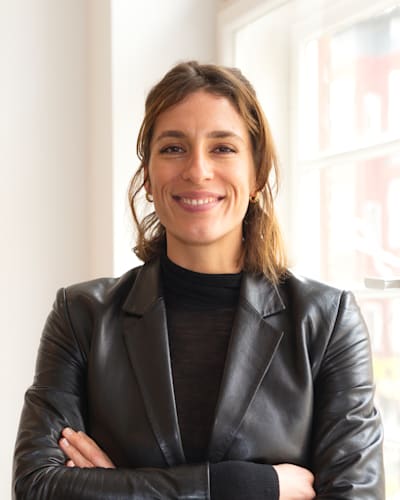 Der ehemalige Tennisprofi Andrea Petkovic posiert für ein Porträt in Berlin, Deutschland.