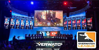 An image from an Overwatch League event