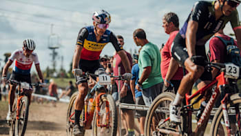 Vlad Dascălu performs at UCI XCO World Cup in Snowshoe, USA on September 19, 2021.