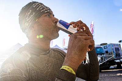 Aquí estoy durante la cuarta etapa del Rally Dakar, desde Neom hasta Al Ula, Arabia Saudí.
