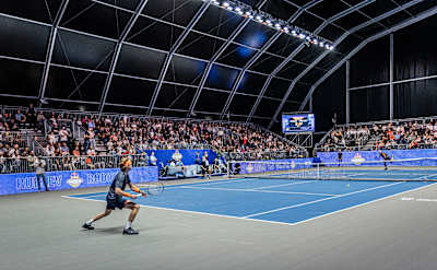 Andrey Rublev at Red Bull Bassline 2023 in Vienna, Austria