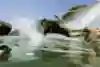 Dominik Hernler fait du wake en Autriche