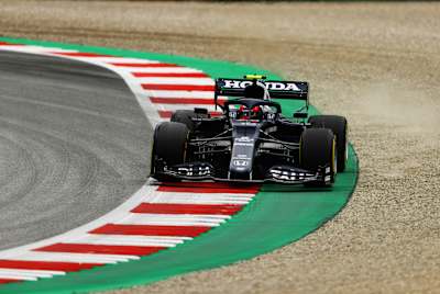 Pierre Gasly of Scuderia AlphaTauri at the Austrian Grand Prix on July 4, 2021.