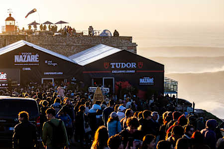 Nazaré's Praia do Norte, home of the 2025 Nazaré Big Wave Challenge