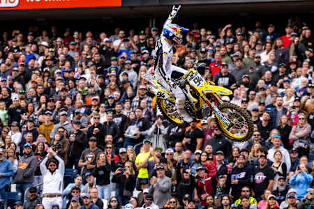 Ken Roczen at AMA Supercross Series Round 14 at Nissan Stadium in Nashville