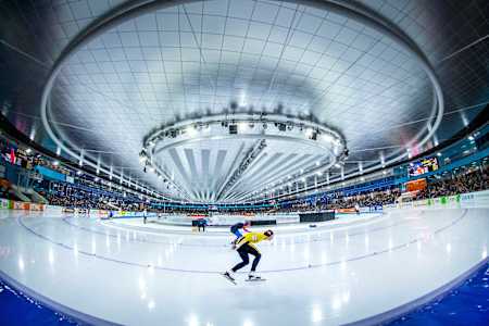 Dutch Championship speedskating in Thialf Heerenveen