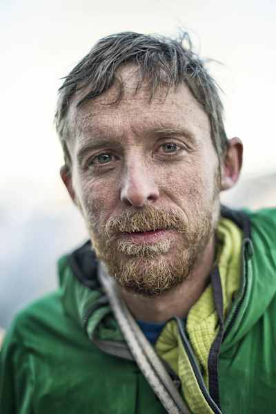 Tommy Caldwell seen after climbing the Dawn Wall during the filming of the movie The Dawn Wall in Yosemite Valley, CA, United States in January, 2015.