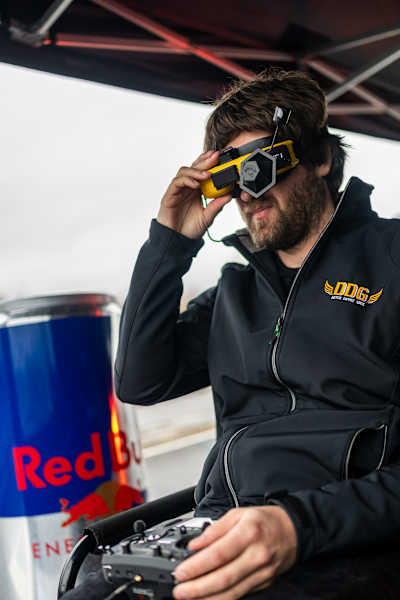 Ralph Hogenbirk is also known as Durch Drone God, operating it all from a virtual space.
