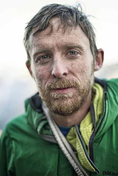 Tommy Caldwell seen after climbing the Dawn Wall during the filming of the movie The Dawn Wall in Yosemite Valley, CA, United States in January, 2015.