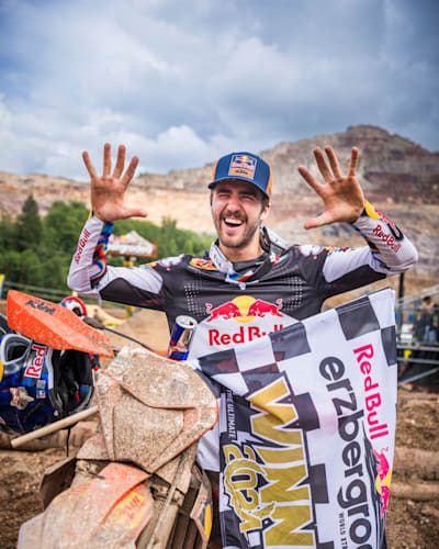 Manuel Lettenbichler während des Red Bull Erzbergrodeo 2024 in Eisenerz, Österreich am 2. Juni 2024