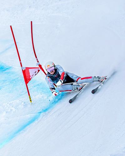 Marcel Hirscher aus Österreich auf der Reiteralm, Österreich, am 7. Dezember 2023. 