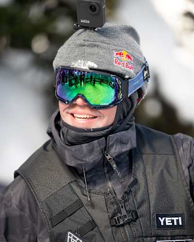 Travis Rice secures the top scoring run at Selkirk Tangiers in Revelstoke, Canada, on March 14, 2024, showcasing his unmatched skill at the Red Bull event