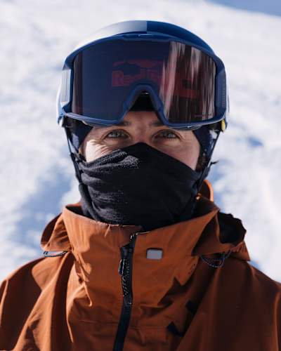 Mark McMorris poses for a portrait at the Red Bull Performance Camp in Saas Fee, Switzerland on September 28, 2025. 