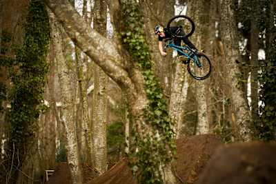 Anthony Messere clears an invert at his training compound