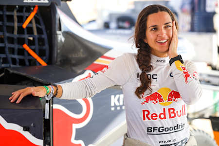 Cristina Gutiérrez of Red Bull Off-Road Junior Team during the 2021 Abu Dhabi Desert Challenge in Abu Dhabi, United Arab Emirates on November 9, 2021.