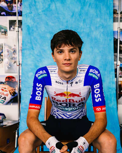 Giulio Pellizzari iz tima Red Bull - BORA - hansgrohe
