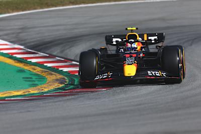 Sergio Pérez of Oracle Red Bull Racing at the Spanish Grand Prix on May 22, 2022.