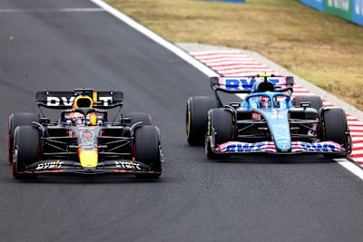 Max Verstappen von Oracle Red Bull Racing beim Grand Prix von Ungarn, am 31. Juli 2022.