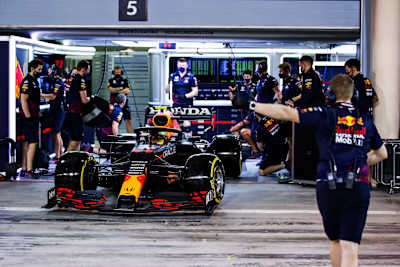 Checo Leaving His Garage