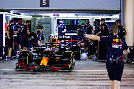 Checo Leaving His Garage