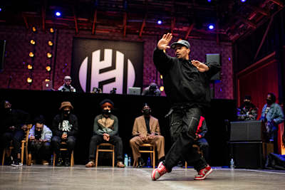 Diablo competes at the Red Bull Dance Tour France 2021