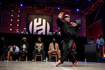 Diablo competes at the Red Bull Dance Tour France 2021