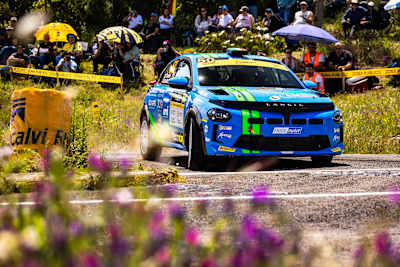 Tomasso Sandrin in ERC4 action on Saturday in Sierra Morena