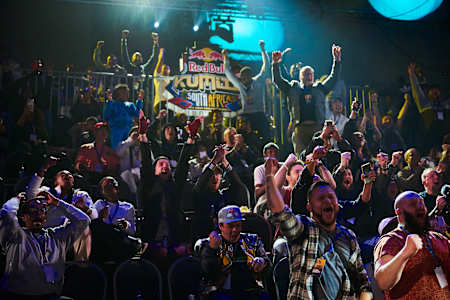 Crowd seen at Red Bull Kumite at University of Pretoria's Rembrandt Hall, in Pretoria, South Africa, on July 2, 2023.