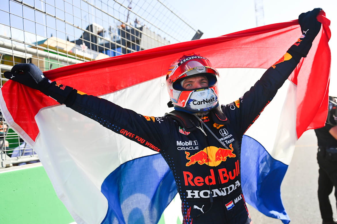 Max Verstappen of Red Bull Racing Honda at the Dutch Grand Prix on September 5, 2021.
