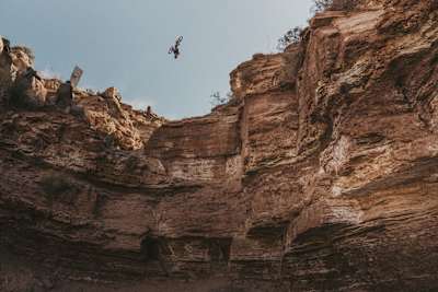 Brendan Fairclough competes at Red Bull Rampage in Virgin, Utah, USA on 25 October, 2019.