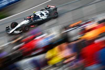 Yuki Tsunoda of Scuderia AlphaTauri at the Canadian Grand Prix on June 18, 2023.