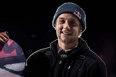 Ben Ferguson poses for a portrait during Snowboard Superpipe practice at Winter X Games 2016 in Aspen, Colorado