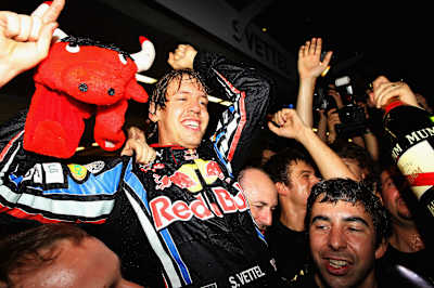 Sebastian Vettel of Red Bull Racing at the Abu Dhabi Grand Prix in 2010.