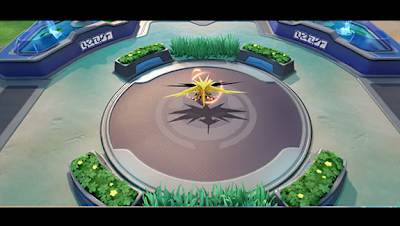 Zapdos verteidigt die Mitte der Karte