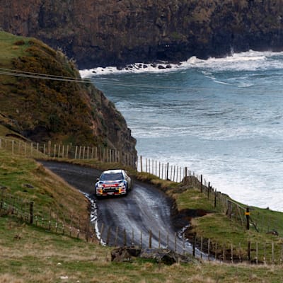 Sébastien Loeb races during the FIA World Rally Championship in Auckland, New Zealand on June 21st, 2012.