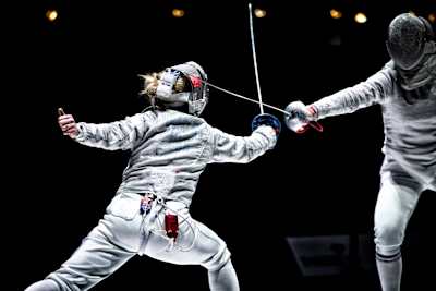 Olga Kharlan at Moscow Saber 2013 fencing championship