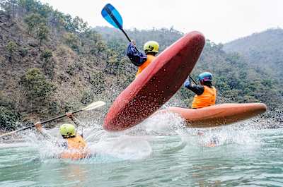 Ganga Kayak Festival 2016 in Rishikesh, Uttarakhan.