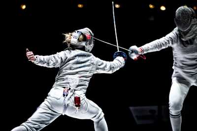 Olga Kharlan at Moscow Saber 2013 fencing championship