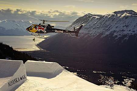 John Jackson in action at Alyeska Resort, Alaska, USA, on 9 May 2010.