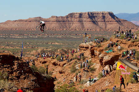 Modern-day bikes & a better-groomed venue are helping riders send it farther than their freeride forefathers could have ever imagined.