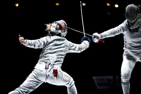 Olga Kharlan at Moscow Saber 2013 fencing championship