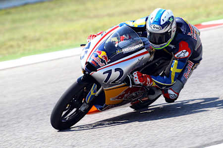 Alexander Kristiansson racing in Misano 2010