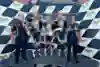 Raul Fernandez on the podium in Aragon 2016