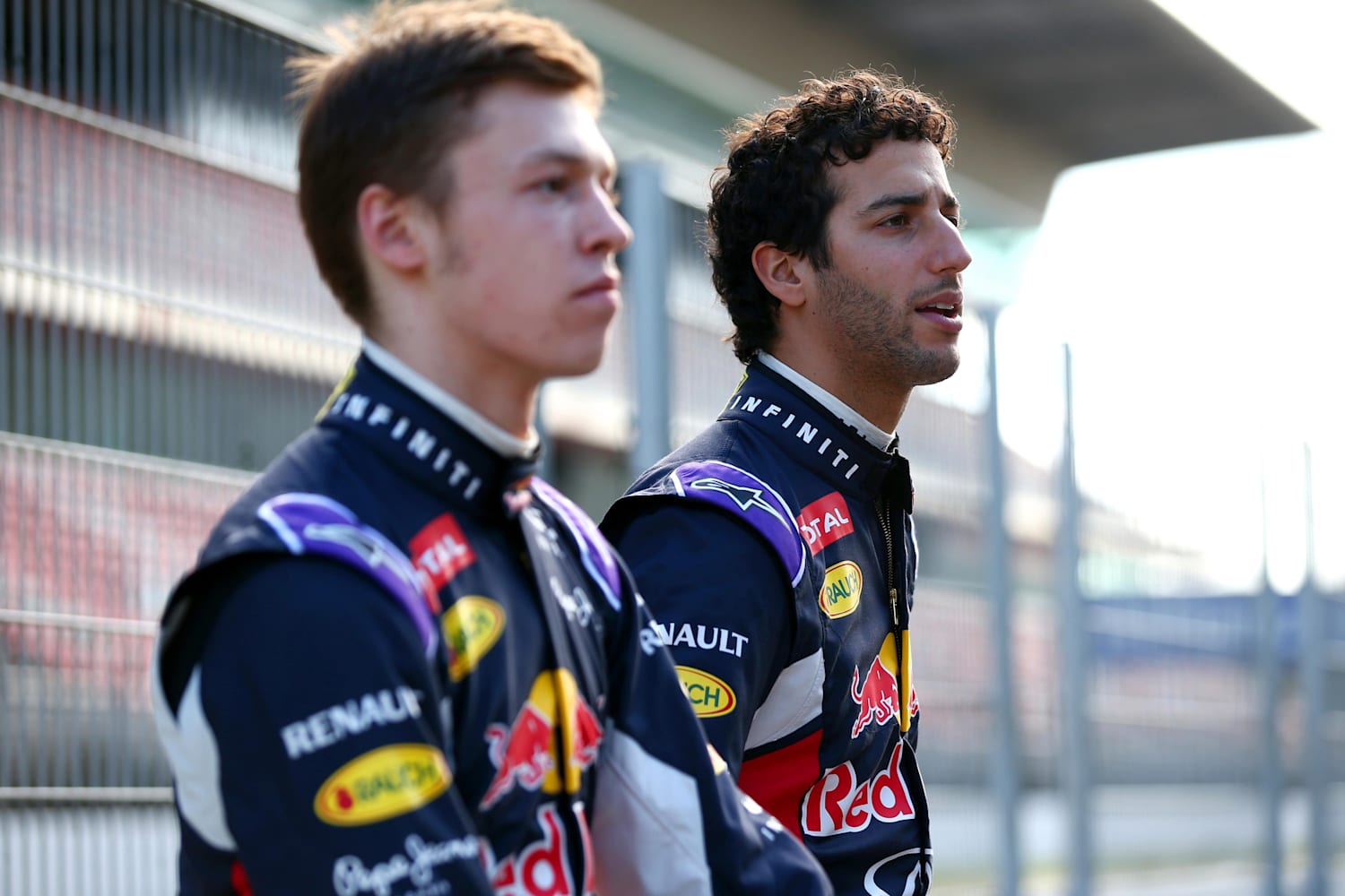 Ricciardo Kvyat F1 piloti d'Italia in Red Bull